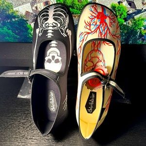 Mary Jane flats by Dark Chocolate Design, women’s size 10.